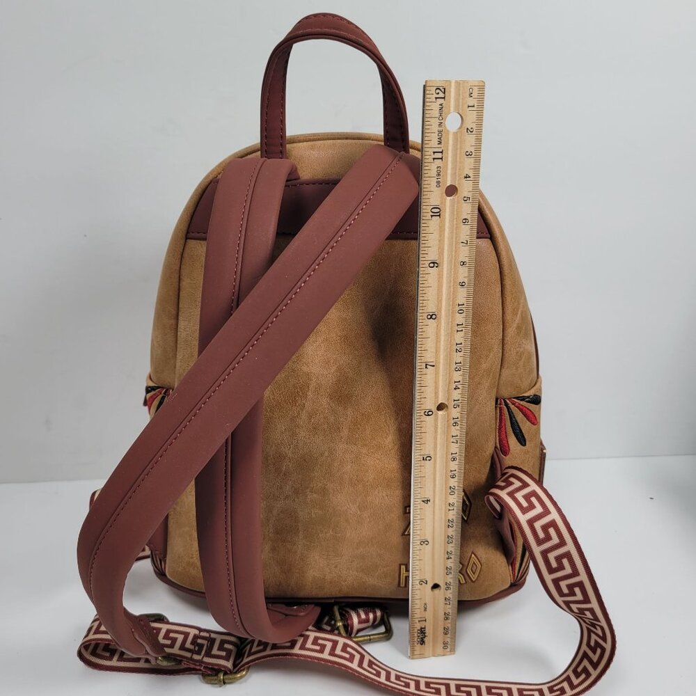 Disney Loungefly Hercules Mini Brown Backpack With Adjustable Straps - Picture 7 of 8